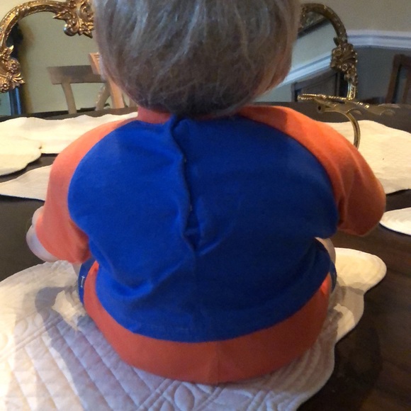 🐊Florida Gator Outfitted Baby with rimmed baseball cap 🧡💙 - Picture 6 of 16